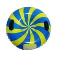 thumbnail image 1 of S SERENABLE Inflatable Snow Tube with Handles Heavy Duty PVC Winter for Kids Adults 95cm, 1 of 9