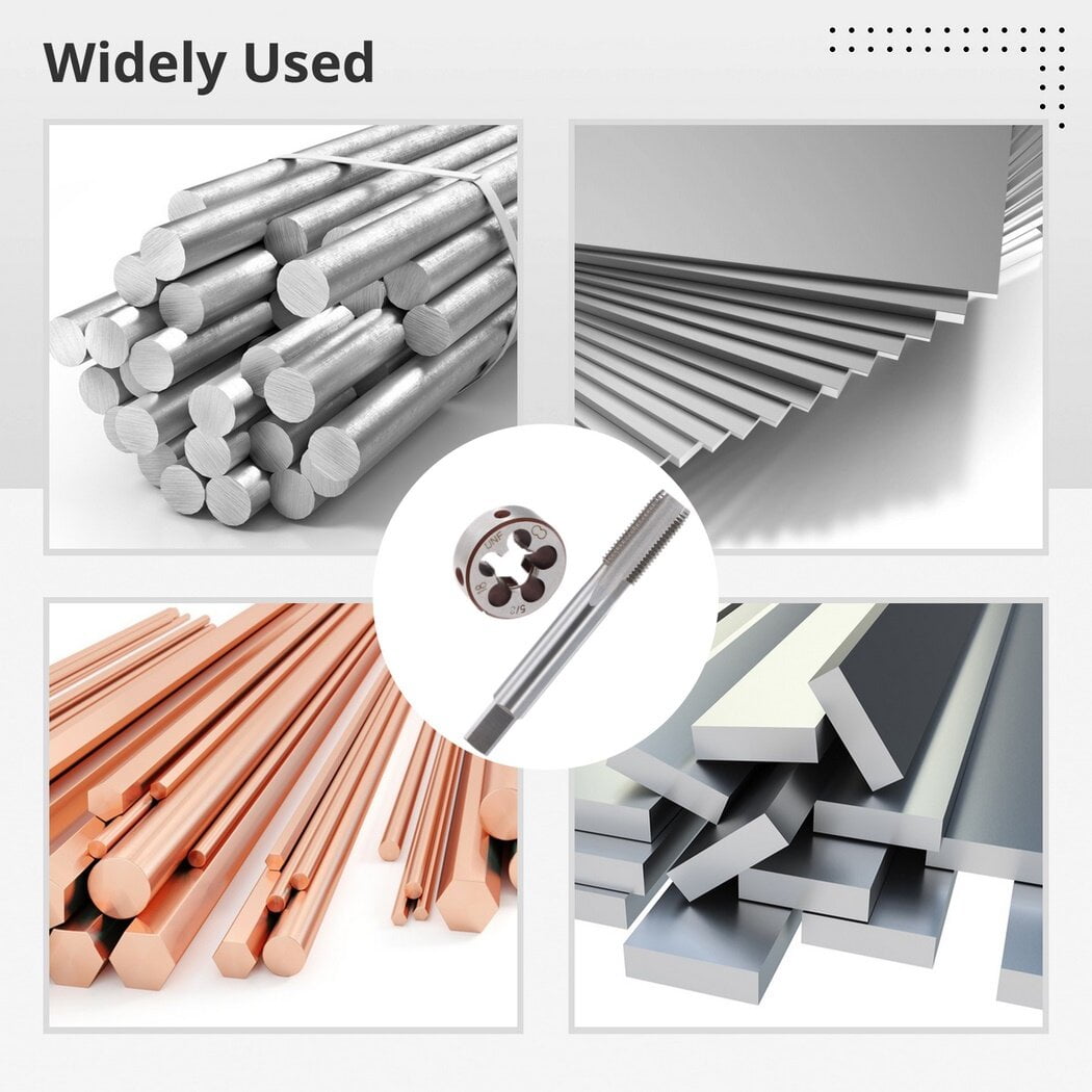 9/16-24 Right Hand Threading Die - 9/16"-24 TPI High Carbon Steel Pipe Thread Repair Tool