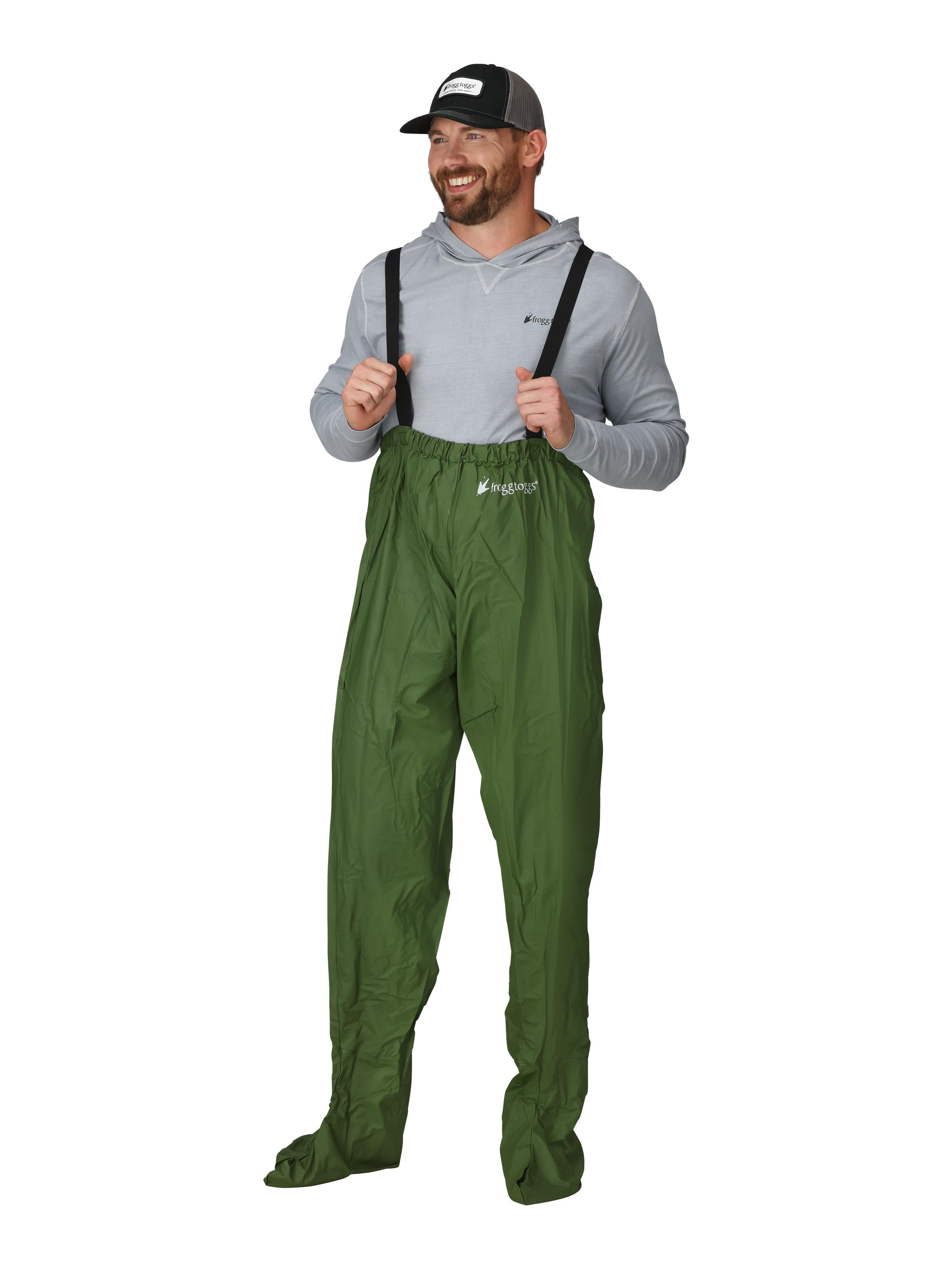 Frogg Toggs Rana Emergency Stockingfoot Wader for Men, Waterproof Fishing Gear, Size MD/LG