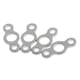 thumbnail image 1 of 20 unids/set Anillo de pesca de acero inoxidable Cola Anillo de la pesca 3 agujeros, 1 of 8