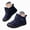 Dark Blue, variant on Boys Girls Snow Boots Winter Waterproof Resistant Cold Weather Outdoor Shoes (Toddler/Little Kid),Y134-Black