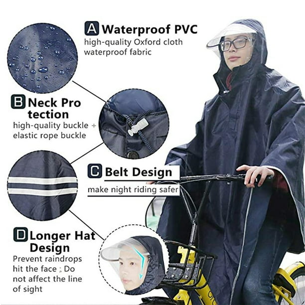 Bicycle rain cape best sale