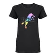 thumbnail image 2 of Mama Unicorn Quote Shaped T-Shirt Women -Image by Shutterstock, Female Small, 2 of 4