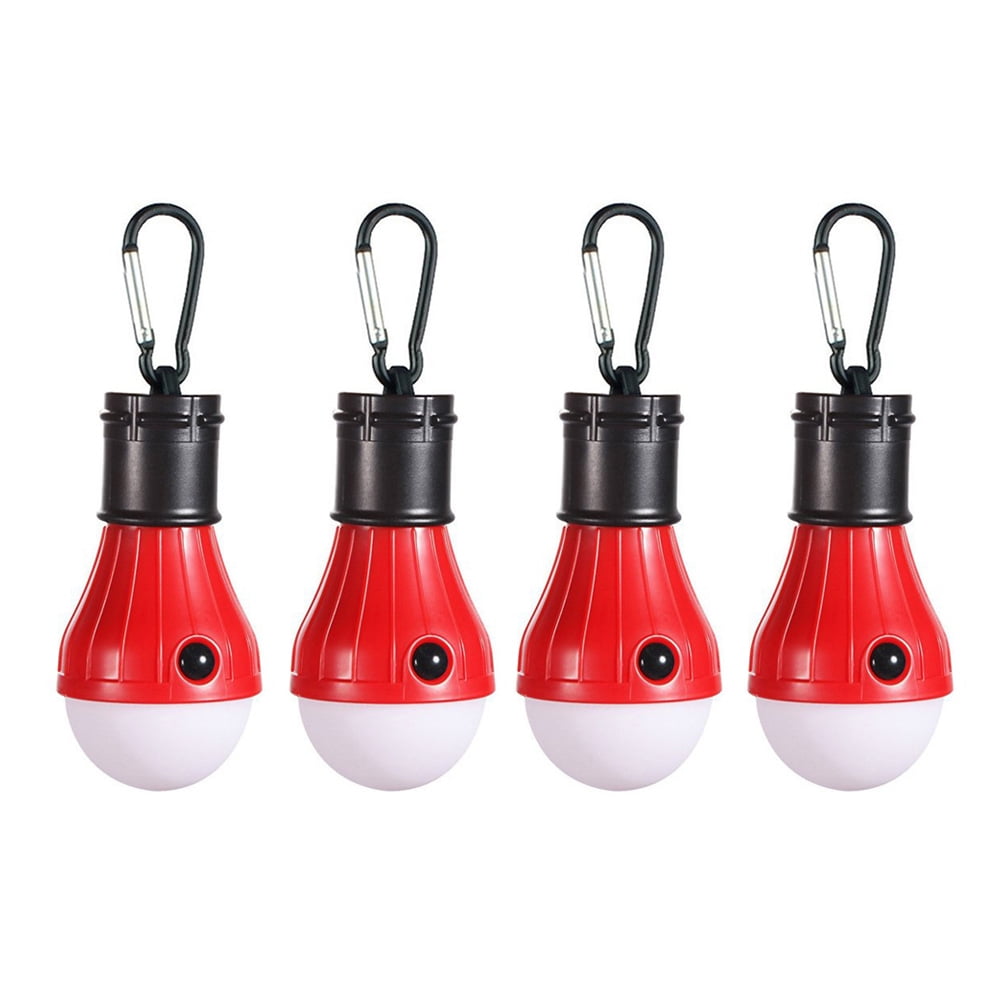 Tent Lamp Portable LED Tent Light 4 Packs Clip Hook Hurricane Emergency