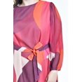 thumbnail image 4 of Vestido Abstracto Roman Fashion Tallas Extras 3825 Rojo 42, 4 of 8