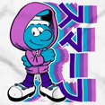 thumbnail image 2 of Cool Urban Kanji Smurf Cartoon Zip Up Hoodie Men's Women's Brisco Brands S, 2 of 5