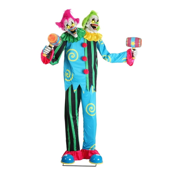 Double Trouble Demon Clown Animated Decoration