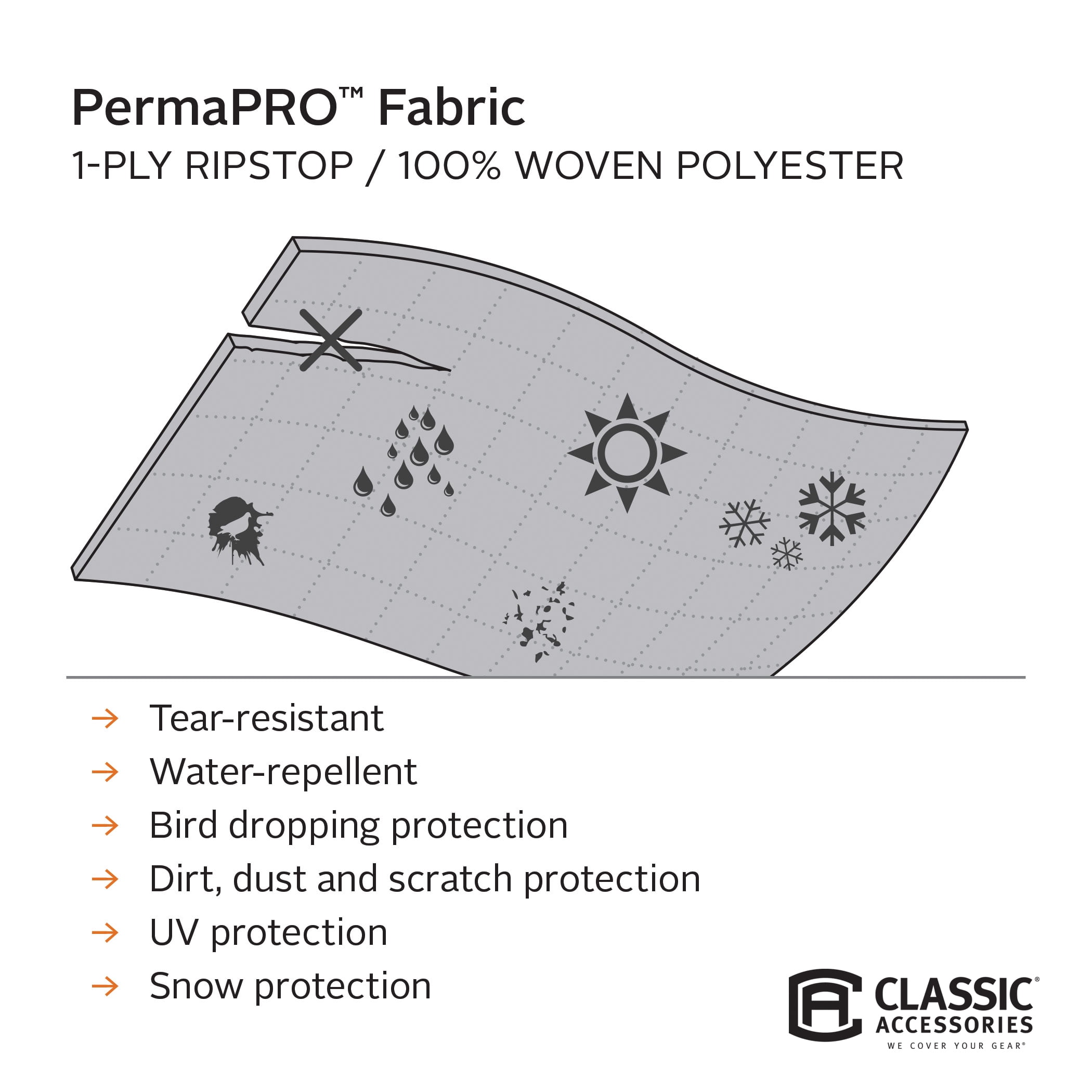Classic Accessories Over Drive PermaPRO™ Class A RV Cover, Fits 33' - 37' RVs