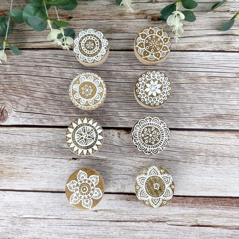 cute dresser knobs for nursery Jamjam 8Pack 1.8" Wooden Boho Nursery Kids Dresser Drawer Pulls Cute Cabinet Furniture Decorative Knobs