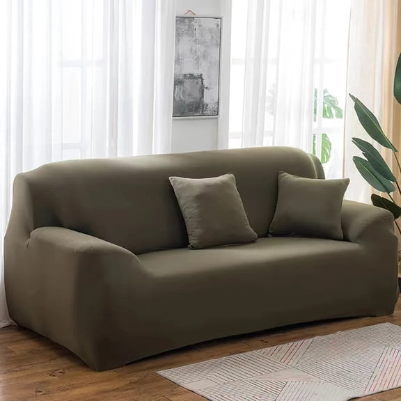 Elastic Solid Sofa Cover 1/2/3/4 Seater Cover for Sofa Couch Armchair L-Shaped Corner Sofa Cover Slipcover for Living Room