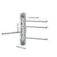 MGDIAWEN Suction Cup Towel Rack Bathroom NoHole Swivel MultiPole