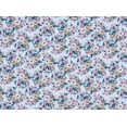 thumbnail image 2 of Zelouf Butchart Floral On Penelope Crepe [Digital]  , Sewing, DIY, Crafts Fabric by the Yard, C5 Peri/mauve, 7 Yard, 2 of 2