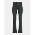 thumbnail image 5 of Madden NYC Women's Grommet Bootcut Jeans, 32" Inseam, Sizes 00-18, 5 of 5