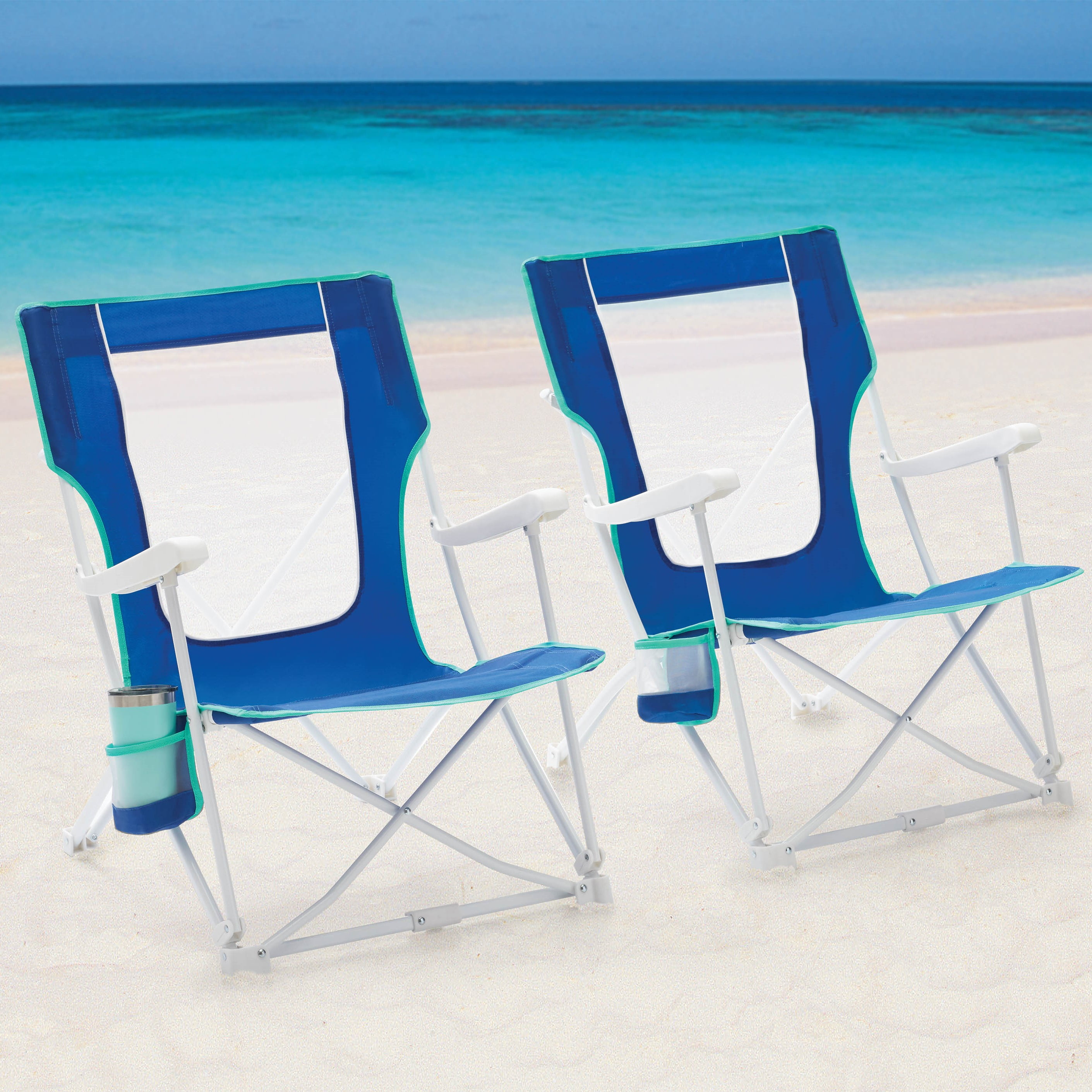 Mainstays portable outdoor folding beach and event chair hotsell