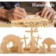 thumbnail image 2 of 2024,wooden Easter Scene Decoration Small Little Easter Nativity Scene Jesus Nativity Scene Decorations, 2 of 4