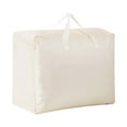 thumbnail image 1 of Quilt Storage Organizer Large Organizer Bag Clothes Quilt Packing Bag Clothes Moving Duffel Bag Beige Model Large, 1 of 2