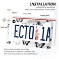 thumbnail image 5 of Coolnut Butterflies 2 Pack License Plate Frames,Universal Aluminum Car License Plate Covers with 2 Holes and Screws Home Decor, 5 of 7