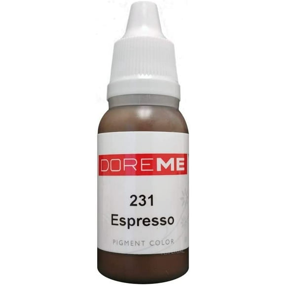 DOREME Permanent Makeup Pigment Ink Expresso Eyebrow Brow Eyeliner Black Tattoo Micro Cosmetic Micropigmention