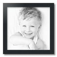 thumbnail image 2 of ArtToFrames 16x16 Inch Black Picture Frame, This Black Wood Poster Frame is Great for Your Art or Photos, Comes with Regular Glass (4103), 2 of 8