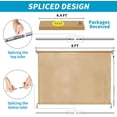 thumbnail image 2 of Jane Stone Outdoor Roller Shade 8'X8' Sesame Exterior Cordless Patio Roll Up Shades for Outside Pergola Porch, Outdoor Blinds for Patio, 2 of 6