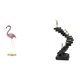thumbnail image 1 of Estatua de resina,Escultura de estatua de flamenco de resina,arte para jardín exterior,Estatua de escalera,Estatua de escalera de libros para trepar,decoración artística,Escultura de, 1 of 8