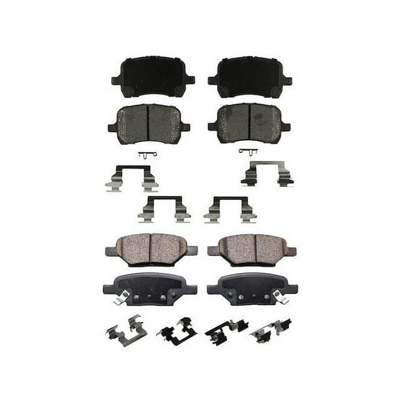Brake Pad Set - Compatible with 2006 - 2010 Pontiac G6 2007 2008 2009