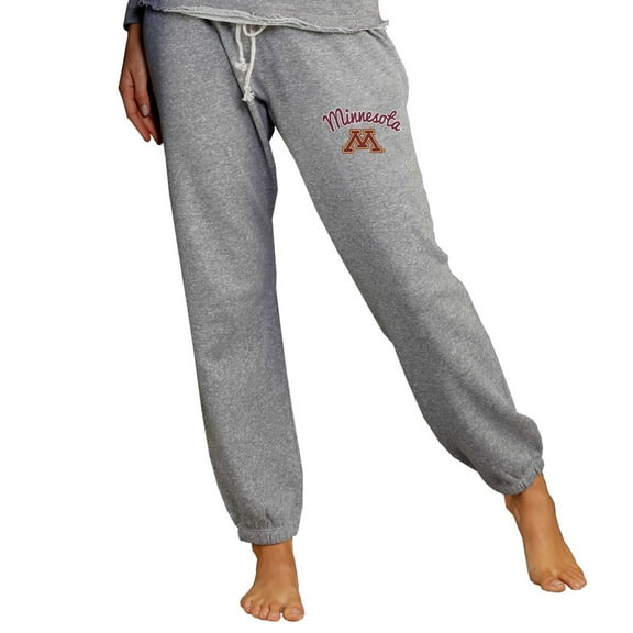 Women's Concepts Sport Gray Minnesota Golden Gophers Mainstream Knit Jogger Pants