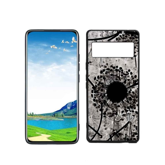 Compatible with Google Pixel 6 Pro(2021) Phone Case, Dandelions-6th-Gen Case Silicone Protective for Teen Girl Boy Case for Google Pixel 6 Pro(2021)