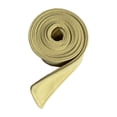 thumbnail image 4 of Cinturón De Abrigo De Lana Sintética Para Mujer, Cinturón De Gabardina Lo Suficientemente Largo, Amarillo, 4 of 8