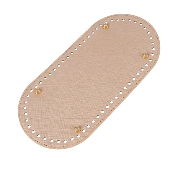 Uonlytech Handmade Crochet Bottom Plate PU 1Set for Women Bags Golden