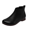 thumbnail image 1 of B91xZ Chaussures d'Automne Femmes Bottes Chelsea Mode Confort Talon Bas Bottines, Noir 9, 1 of 5