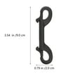 thumbnail image 2 of RUNROTOO 2 Pcs Reversible Connection Snap Hook Double End For Farming Use, 2 of 6