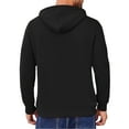 thumbnail image 3 of Thrilos Mens Hoodies Long Sleeve Plaid Sweatshirts Pullover Drawstring Hooded Sweatshirts with Kangaroo Pocket, 3 of 7