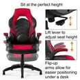 thumbnail image 4 of Staples Gaming Chair Black and Red 51465, 4 of 7
