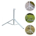 thumbnail image 1 of STRANDCHIC Portable Umbrella Stand 1Pack White Iron for Beach and Garden Use, 1 of 7