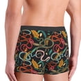 thumbnail image 4 of Bingfone Snake And Flower Men's Underwear - Casual Stretch Boxer Briefs-Small, 4 of 7