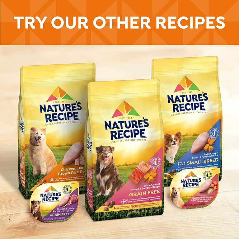 Nature's recipe grain hotsell free dog food walmart