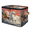 Multicolor 3, variant on ADECORIVY Rustic Moose Storage Bin with Lid, Fabric Foldable Shelf Baskets Boxes, Forest Animal Deer Closet Lidded Storage Bins, Clothes Organizer Container with Handles for Bedroom Home