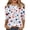 White #133, variant on Womens 4th of July Shirts 3/4 Sleeve Tshirts Casual American Flag Print Pullover Independence Day Patriotic Tops USA 250th Anniversary Celebration Party Crew Neck 1776-2026 Blouses Dark Blue XL