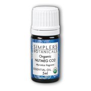 Essential Oil Nutmeg CO2 Organic Simplers Botanicals 5 ml Liquid