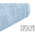 thumbnail image 5 of GLAMBURG 100% Cotton Bed Blanket, Breathable Bed Blanket Twin Size, Cotton Thermal Blankets Twin Size - Perfect for Layering Any Bed for All Season - Sky Blue, 5 of 6