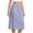 Grey-1, variant on Women's Satin Half Skirt, Knee Length Underskirt for Dresses and Skirts Soft Lightweight Petticoat Liner