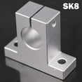thumbnail image 1 of SK8/10/12/13/16/20 Support de Guide d'Arbre Linéaire en Aluminium CNC, 1 of 7