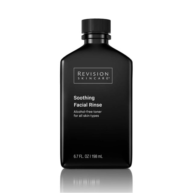 Revisión Cuidado de la piel Enjuague facial calmante Tónico sin alcohol Limpiador e hidratante Lavado facial Ideal para pieles sensibles 6.7 onzas líquidas