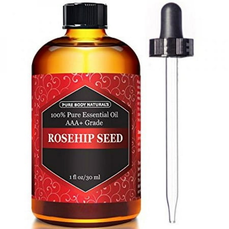 Rosehip Oil for Face Nails Hair and Skin - 100% Pure Cold Pressed Premium Rose Hip Seed Oil - 1 (Best Face Forward Formula 10.0 6 Review)