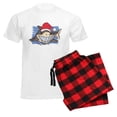 thumbnail image 6 of CafePress - Christmas Shark Pajamas - Men's Light Loose Fit Cotton Pajama Set, 6 of 7