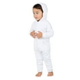 thumbnail image 3 of Joggies - White Frosting Infant Footless Hoodie One Piece - Infant - XLarge (Fits 12-18mos.), 3 of 3
