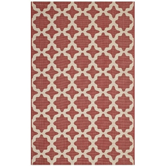 Cerelia Moroccan Trellis 8x10 Indoor and Outdoor Area Rug R-1139E-810