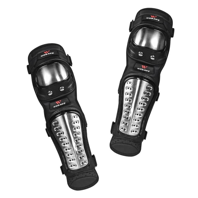 Protectores de Rodilleras shamjiam Rodilleras moto con Hebilla de Gancho