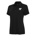 thumbnail image 2 of Women's-Antigua  Black Alex Bowman Reprocess Polo, 2 of 3